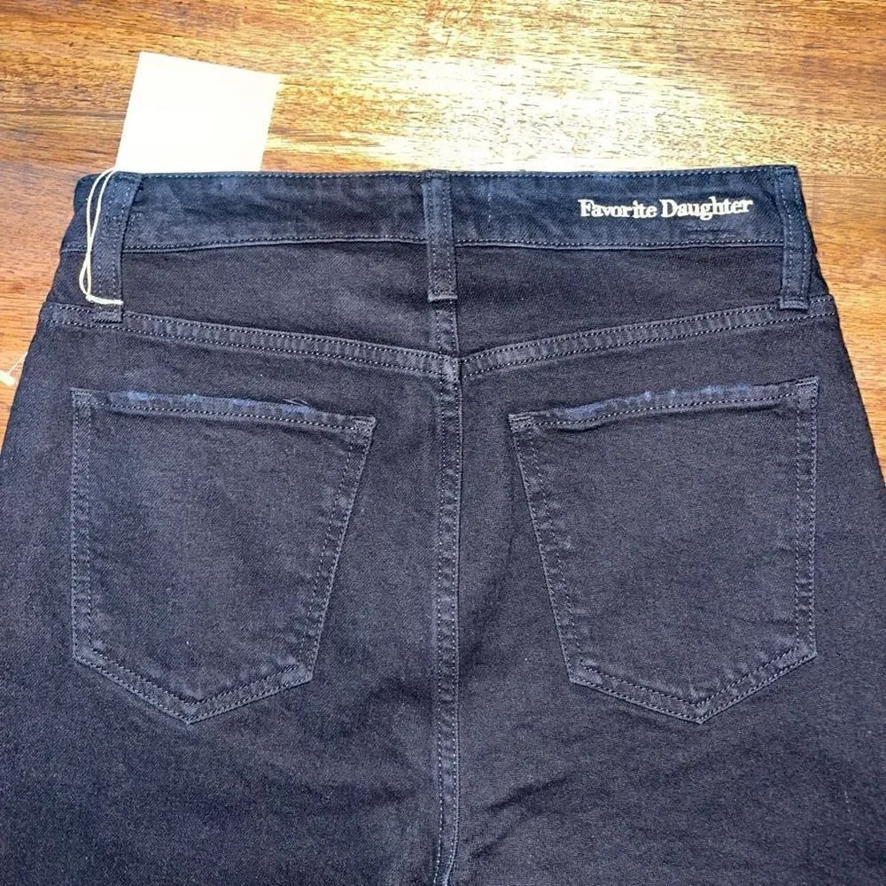 NWT Favorite Daughter The Eva Long Slim Denim Shorts